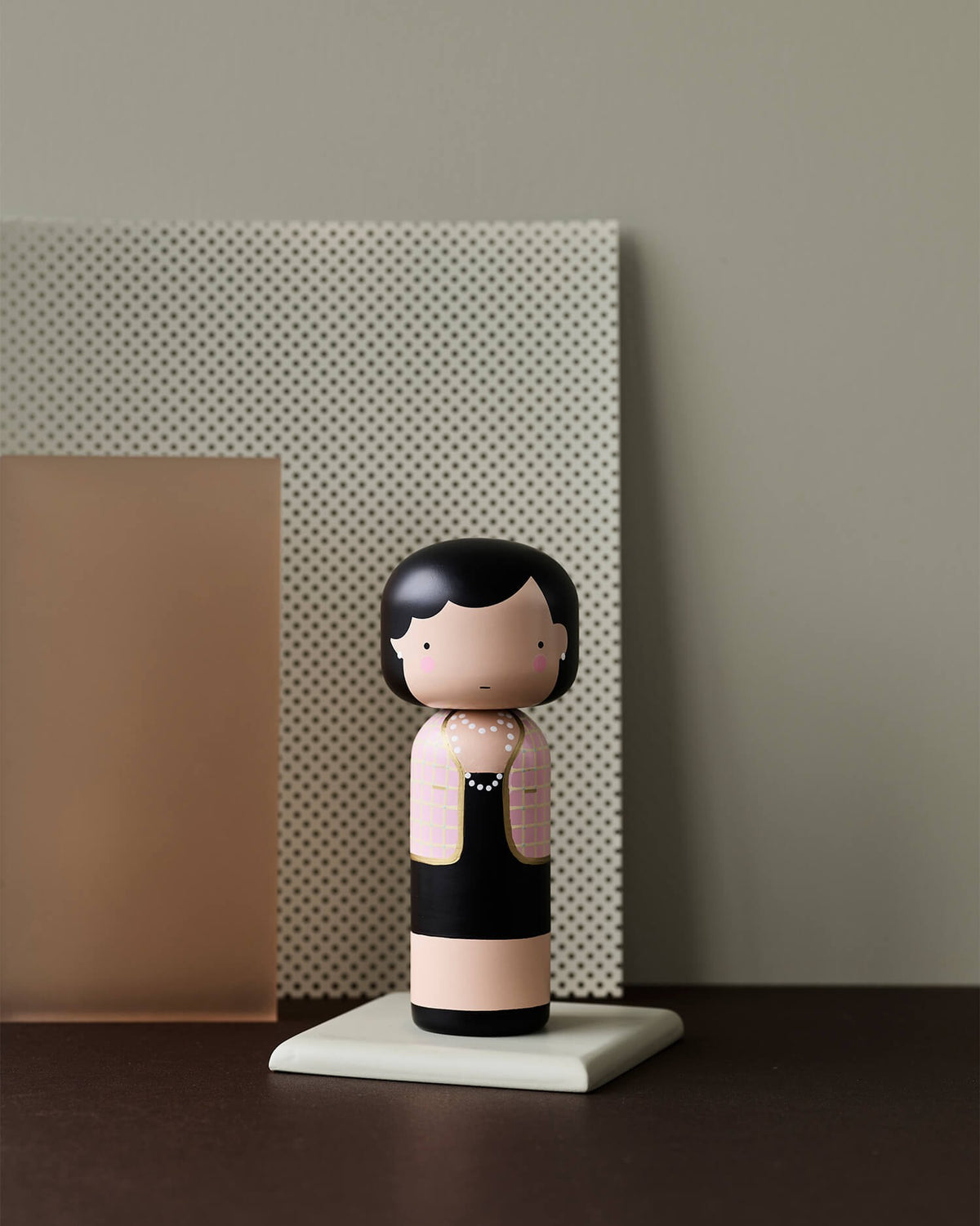 KOKESHI DOLL COCO, IN PINK