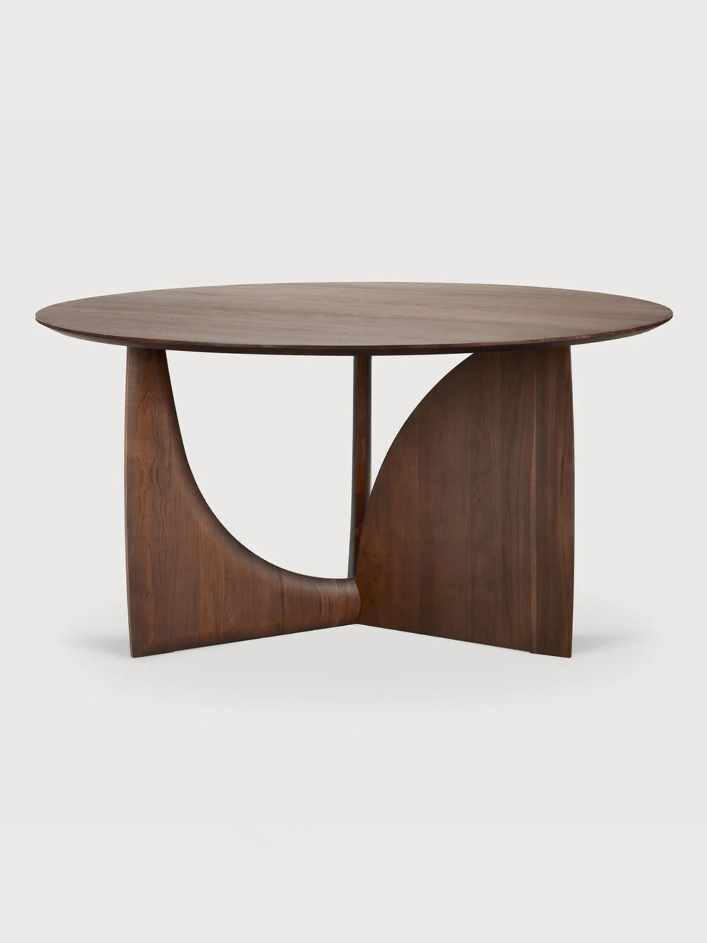 GEOMETRIC MESA DE COMEDOR REDONDA TECA