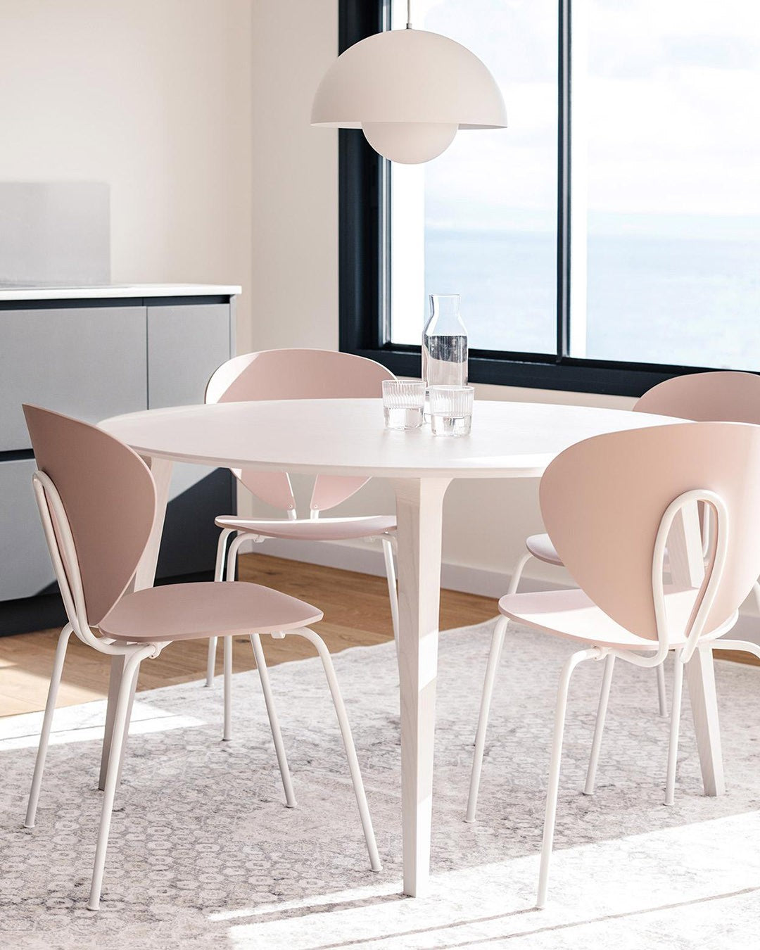 SILLA GLOBUS ROSA