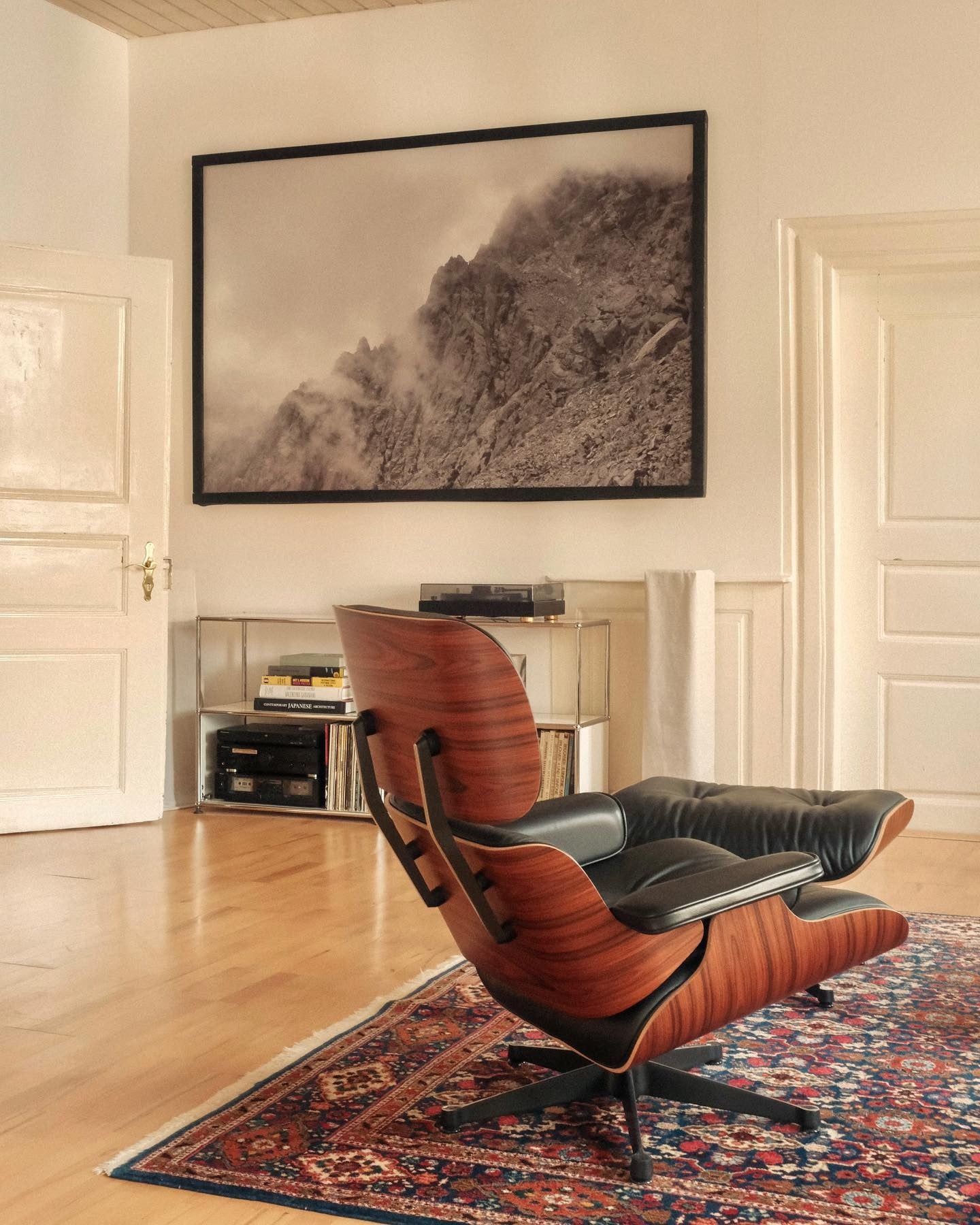 LOUNGE CHAIR & OTTOMAN SANTOS PALISANDRO