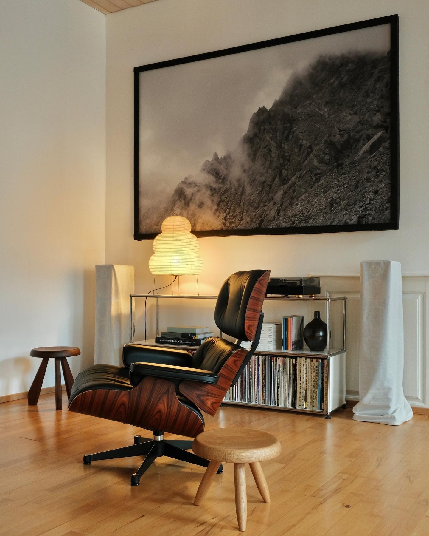 LOUNGE CHAIR & OTTOMAN SANTOS PALISANDRO