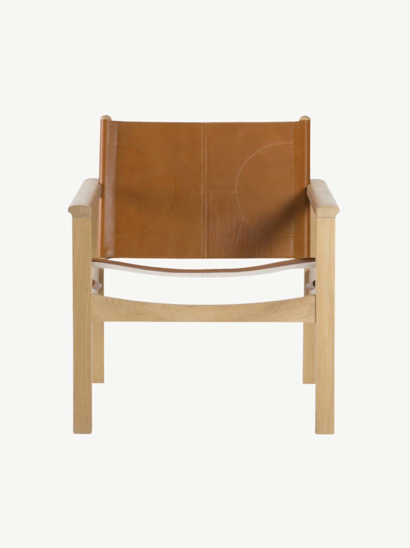PEGLEV FAUTEUIL BUTACA ROBLE CUERO WHISKY