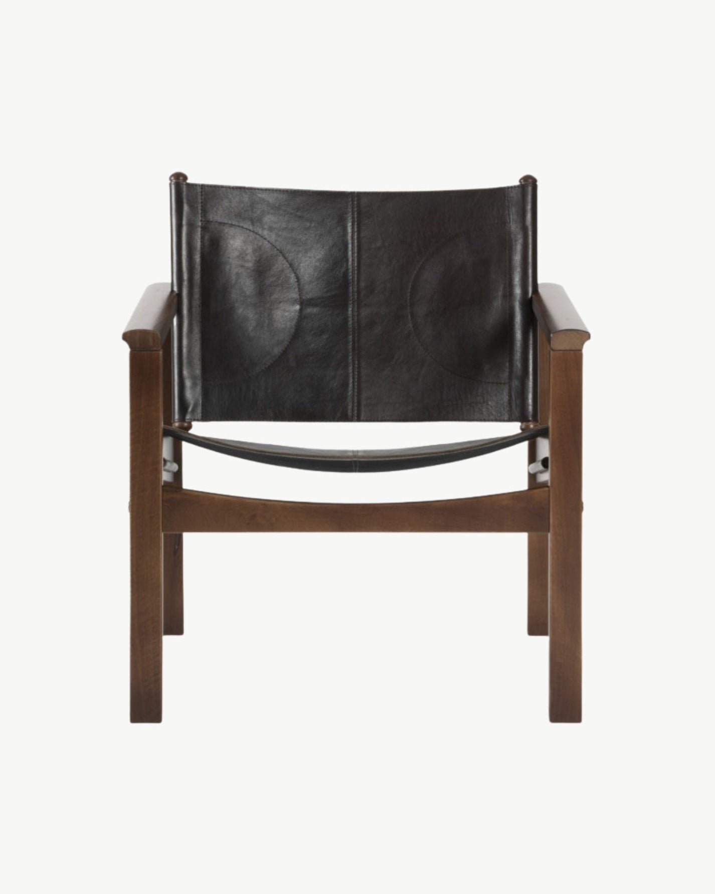 PEGLEV FAUTEUIL BUTACA NOGAL CUERO MACASSAR