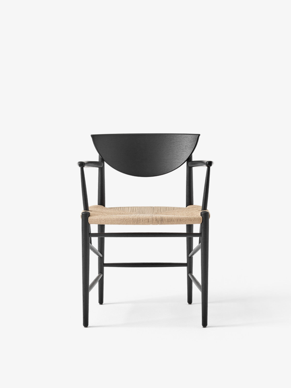 SILLA DRAWN HM4 ROBLE LACADO NEGRO