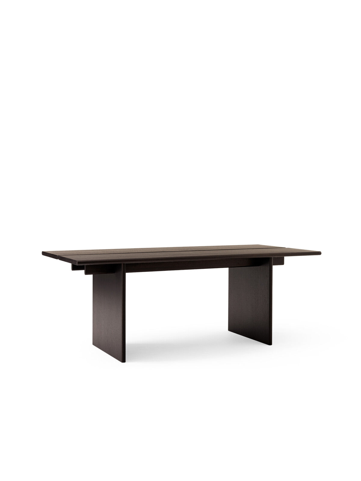 ITA MESA DE COMEDOR ROBLE TEÑIDO OSCURO