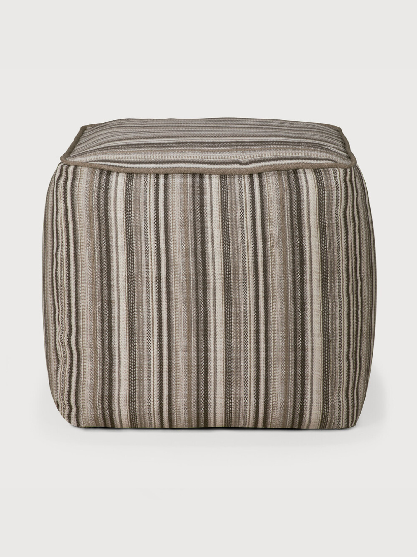 ZAHARA PUFF EXTERIOR GREY STRIPE