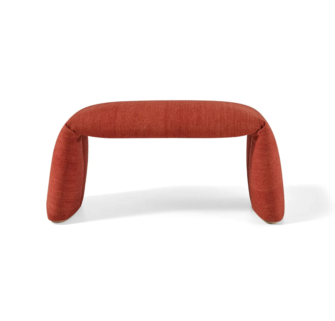 FOLDED BANQUETA M SAFFRON RED
