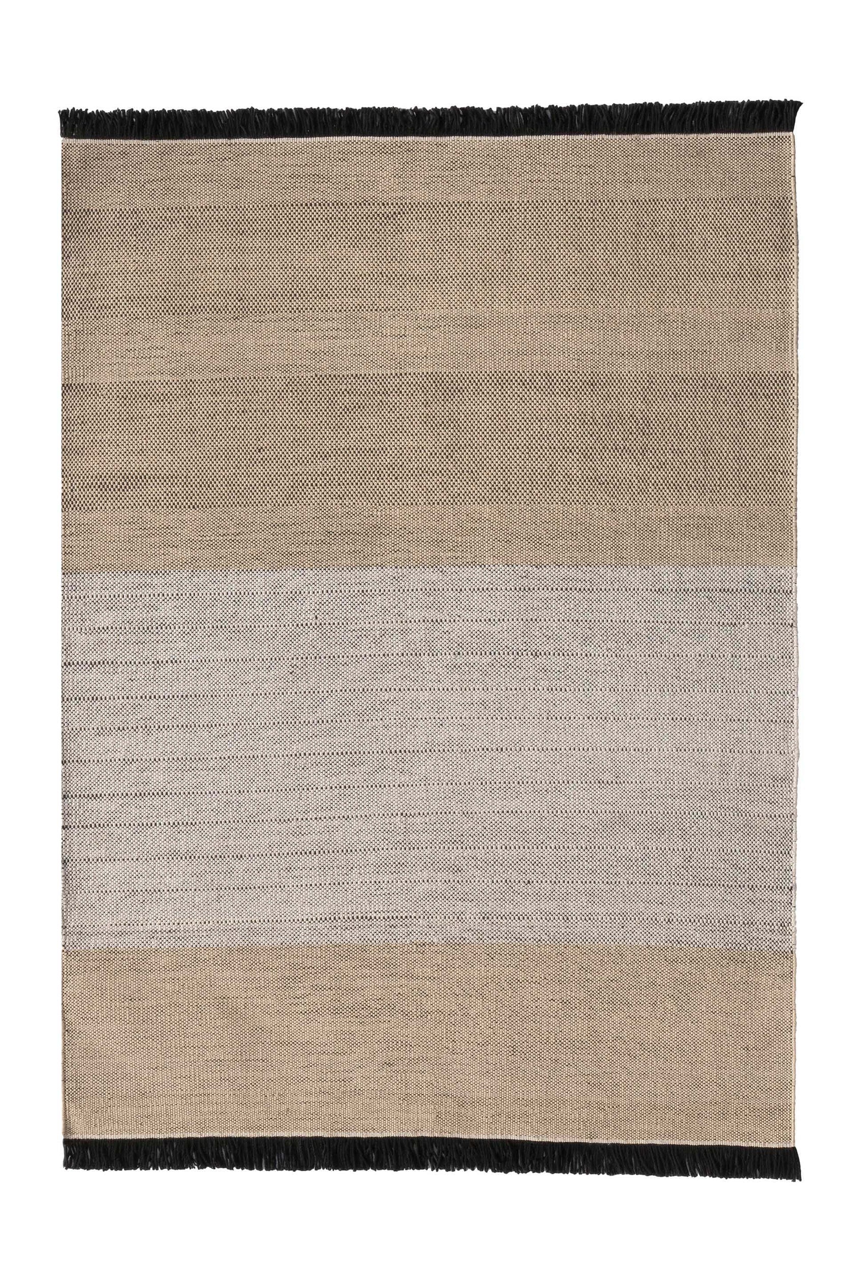 ALFOMBRA TRES OUTDOOR STRIPES NEGRO