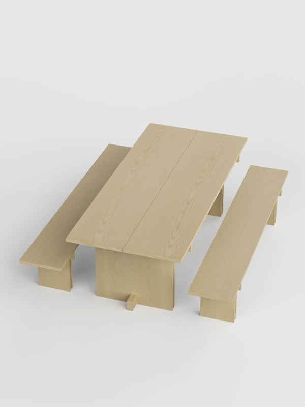 RAK MESA DE COMEDOR FRESNO NATURAL