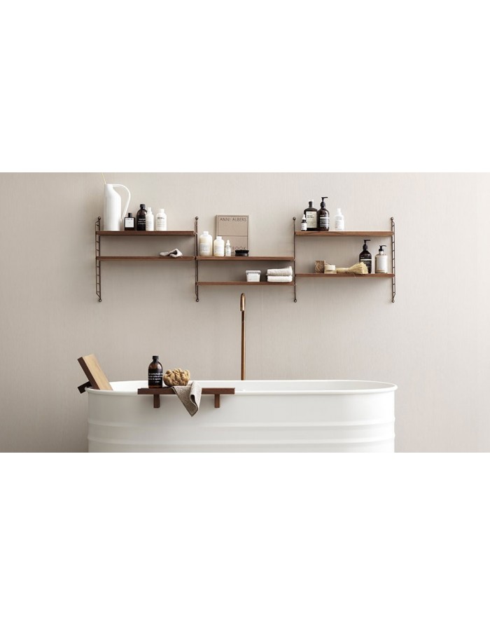 String Shelf Bathroom Complete, White - String @ RoyalDesign