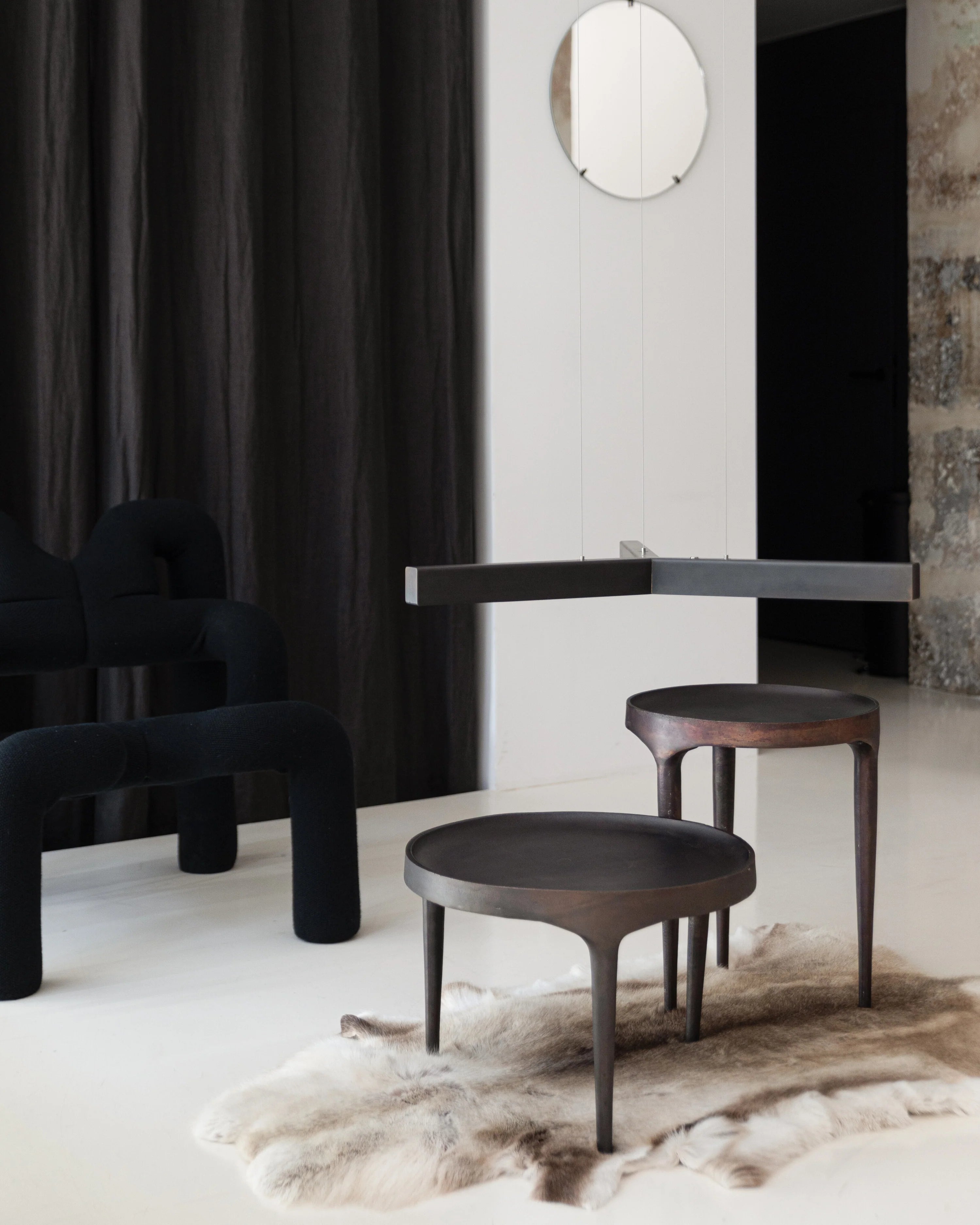 PHANTOM MESA AUXILIAR TALL BURN ANTIQUE