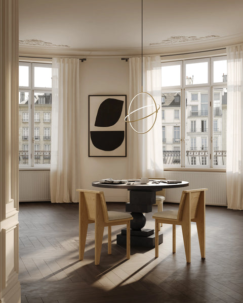 BRUTUS SLIM DINING CHAIR NATURAL