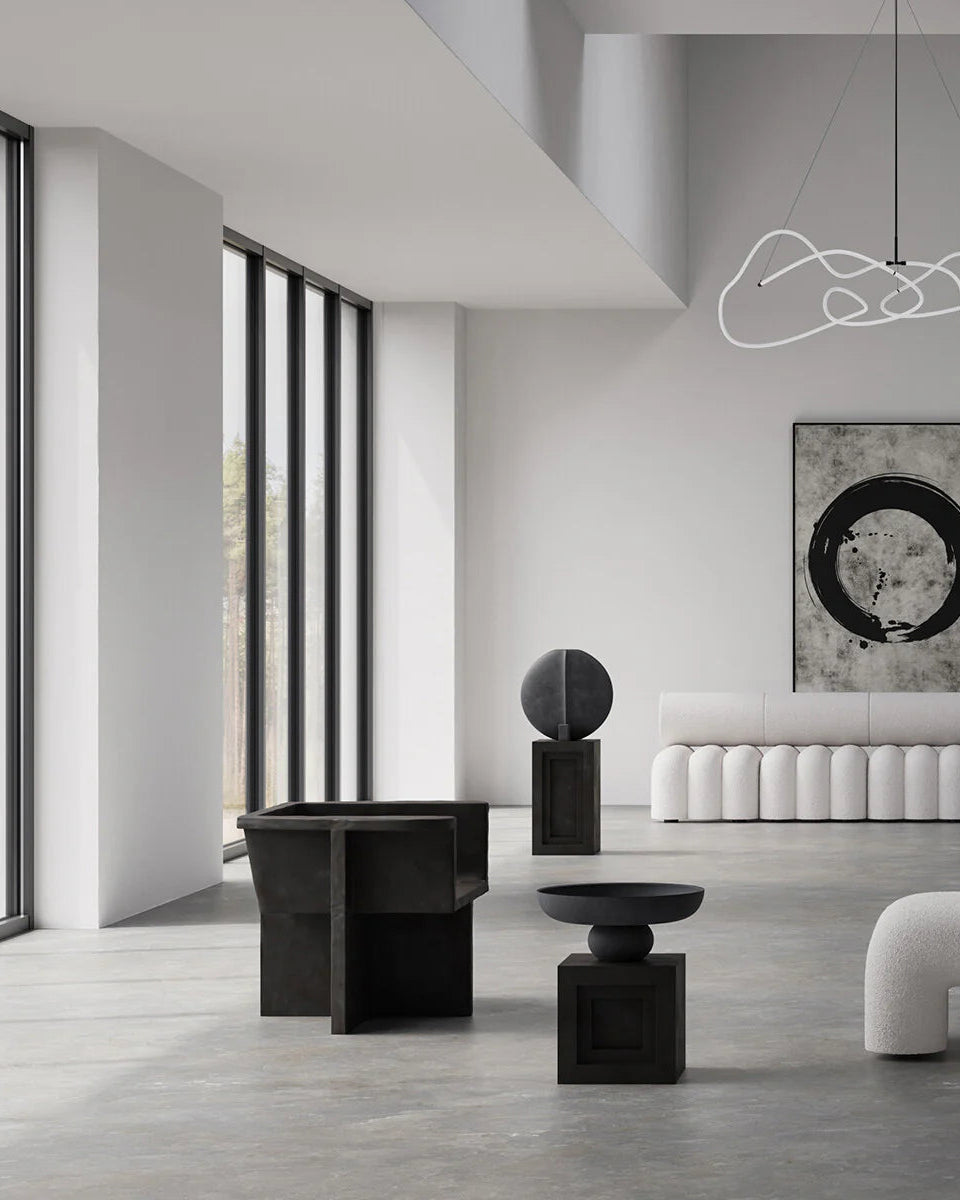 BRUTUS LOUNGE CHAIR COFFEE