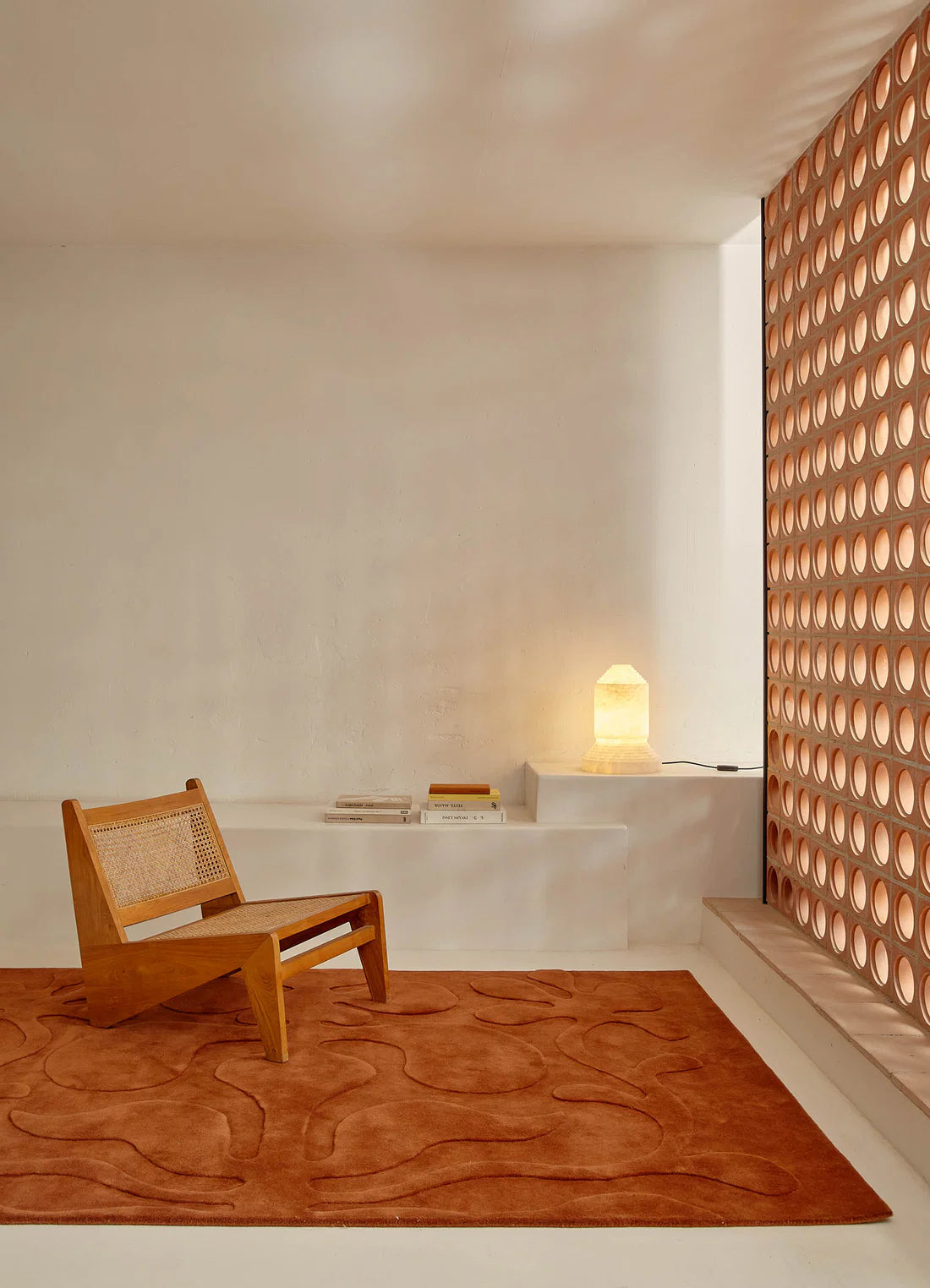 ALFOMBRA LUCIA EAMES™ ROOTED TERRACOTTA