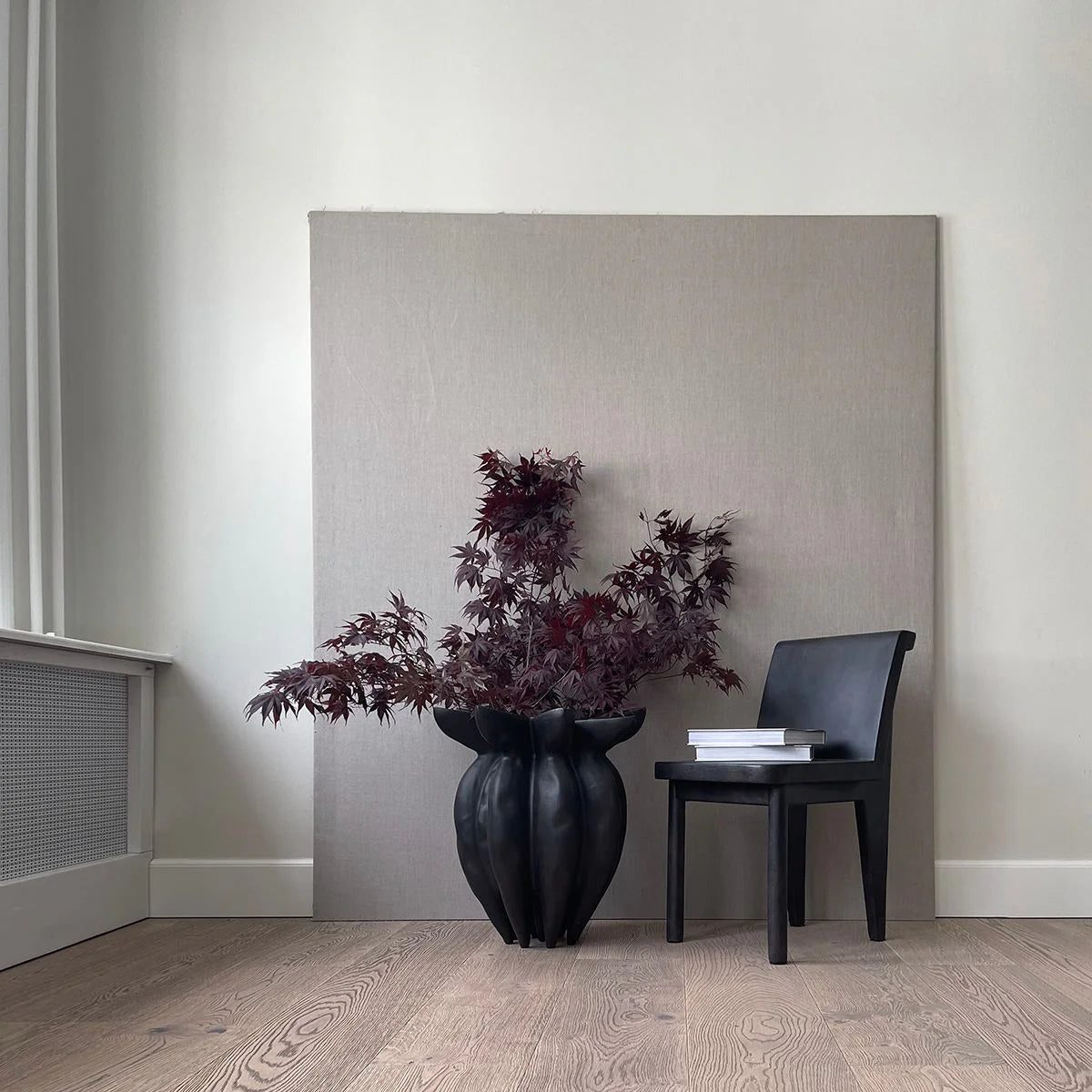 BRUTUS SLIM DINING CHAIR COFFEE