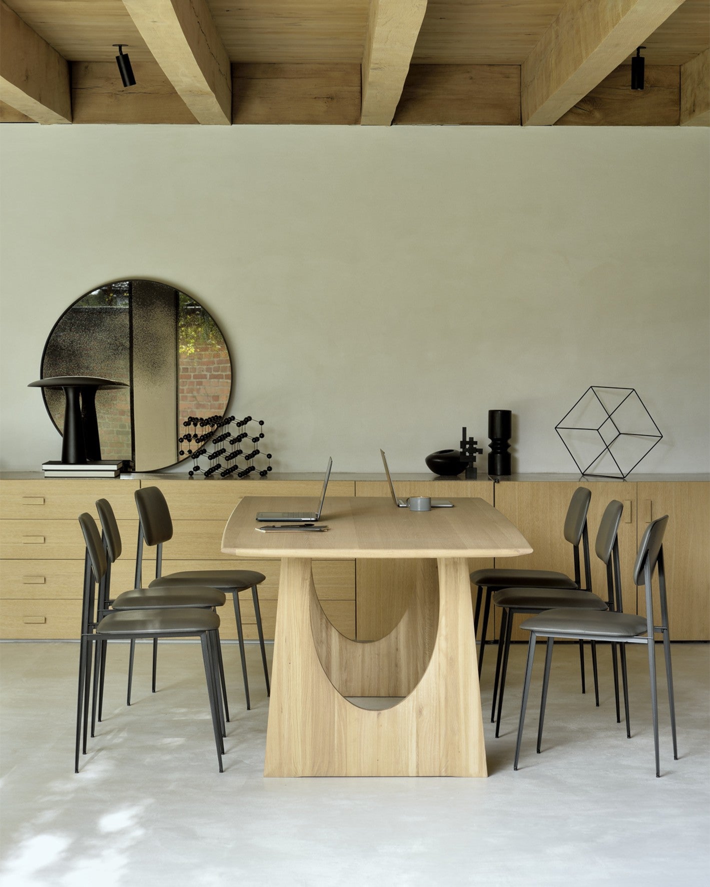GEOMETRIC MESA DE COMEDOR RECTANGULAR ROBLE