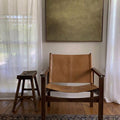 PEGLEV FAUTEUIL BUTACA NOGAL CUERO WHISKY