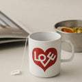 TAZA LOVE HEART, CRIMSON
