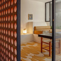 ALFOMBRA LUCIA EAMES™ ECHO OCHRE