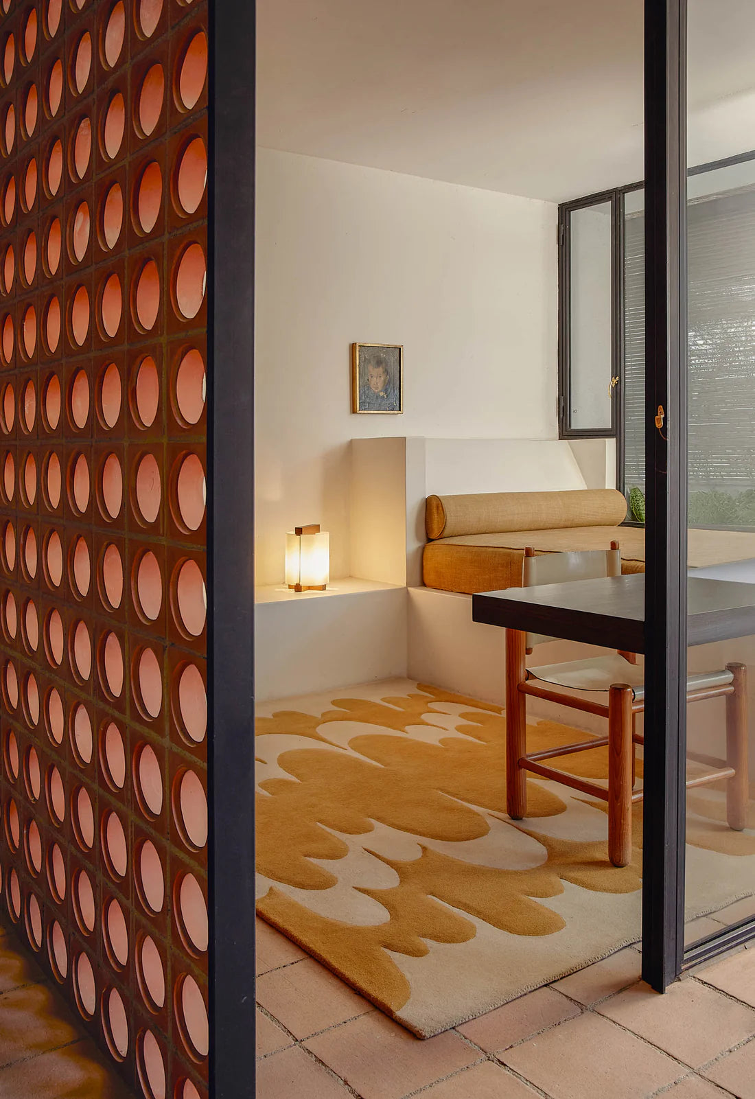 ALFOMBRA LUCIA EAMES™ ECHO OCHRE