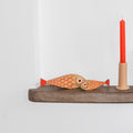 WOODEN DOLL MOTHER FISH & CHILD