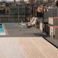ALFOMBRA TRES OUTDOOR STRIPES NEGRO