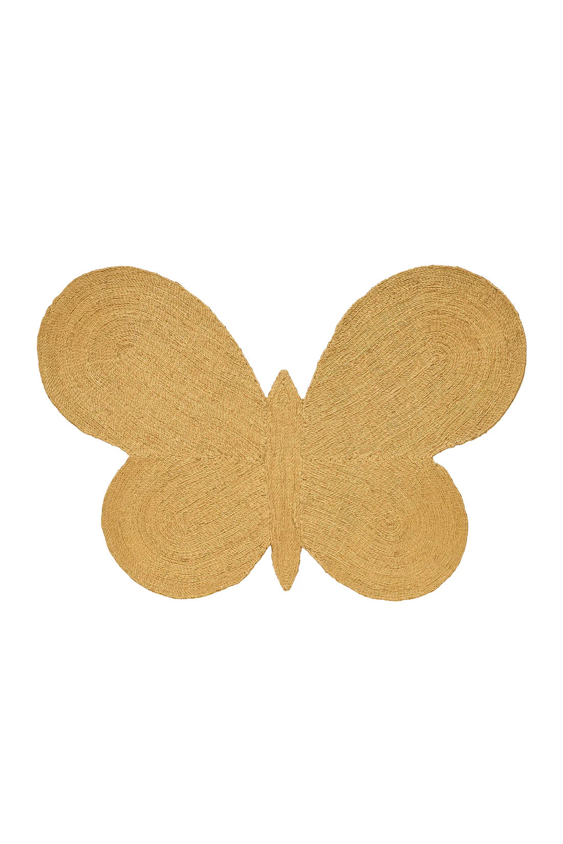 ALFOMBRA LUCIA EAMES™ BUTTERFLY JUTE OCHRE