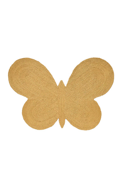 ALFOMBRA LUCIA EAMES™ BUTTERFLY JUTE OCHRE