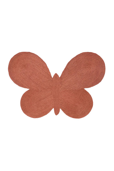ALFOMBRA LUCIA EAMES™ BUTTERFLY JUTE TERRACOTTA