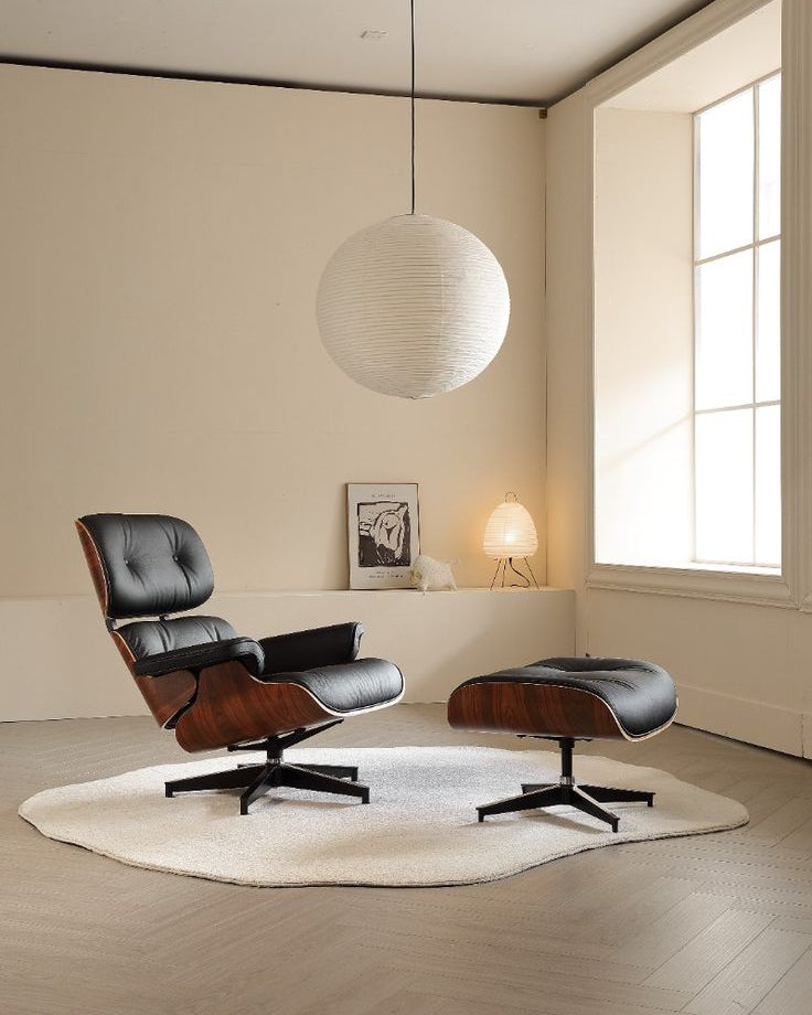 LOUNGE CHAIR & OTTOMAN SANTOS PALISANDRO