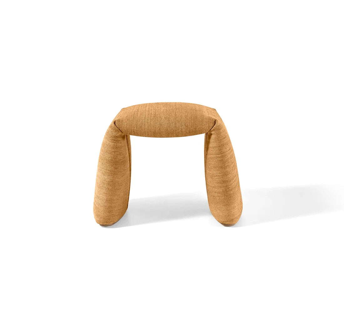 FOLDED POUF S CARAMEL