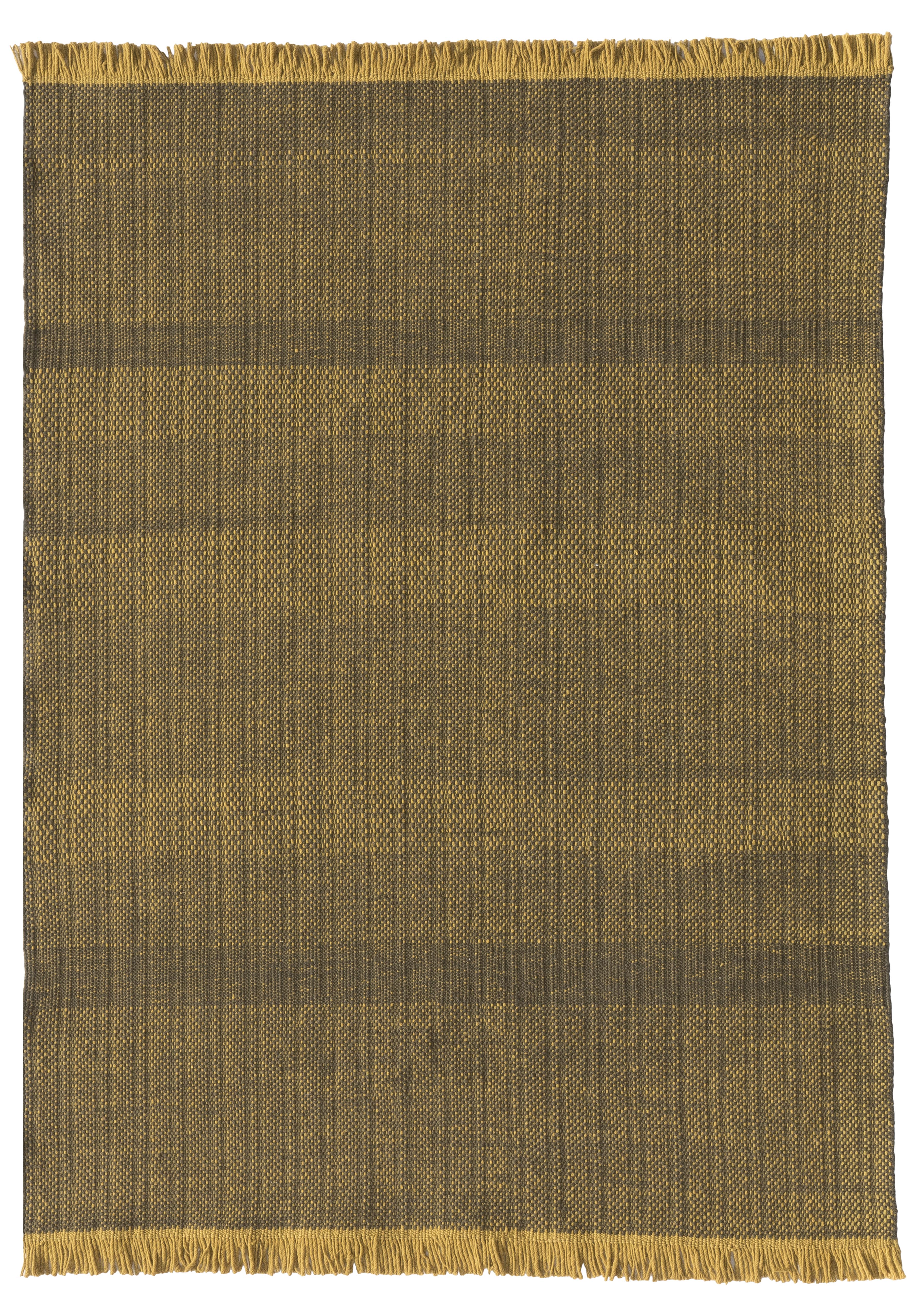 ALFOMBRA TRES TEXTURE OUTDOOR MOSTAZA