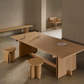 RAK MESA DE COMEDOR FRESNO NATURAL
