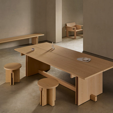 RAK MESA DE COMEDOR FRESNO NATURAL