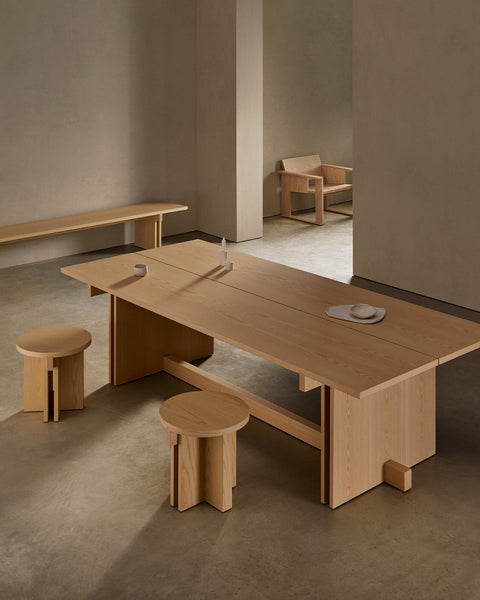 RAK MESA DE COMEDOR FRESNO NATURAL